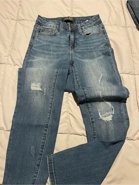 Ripped Blue Jeans - Judy Blue